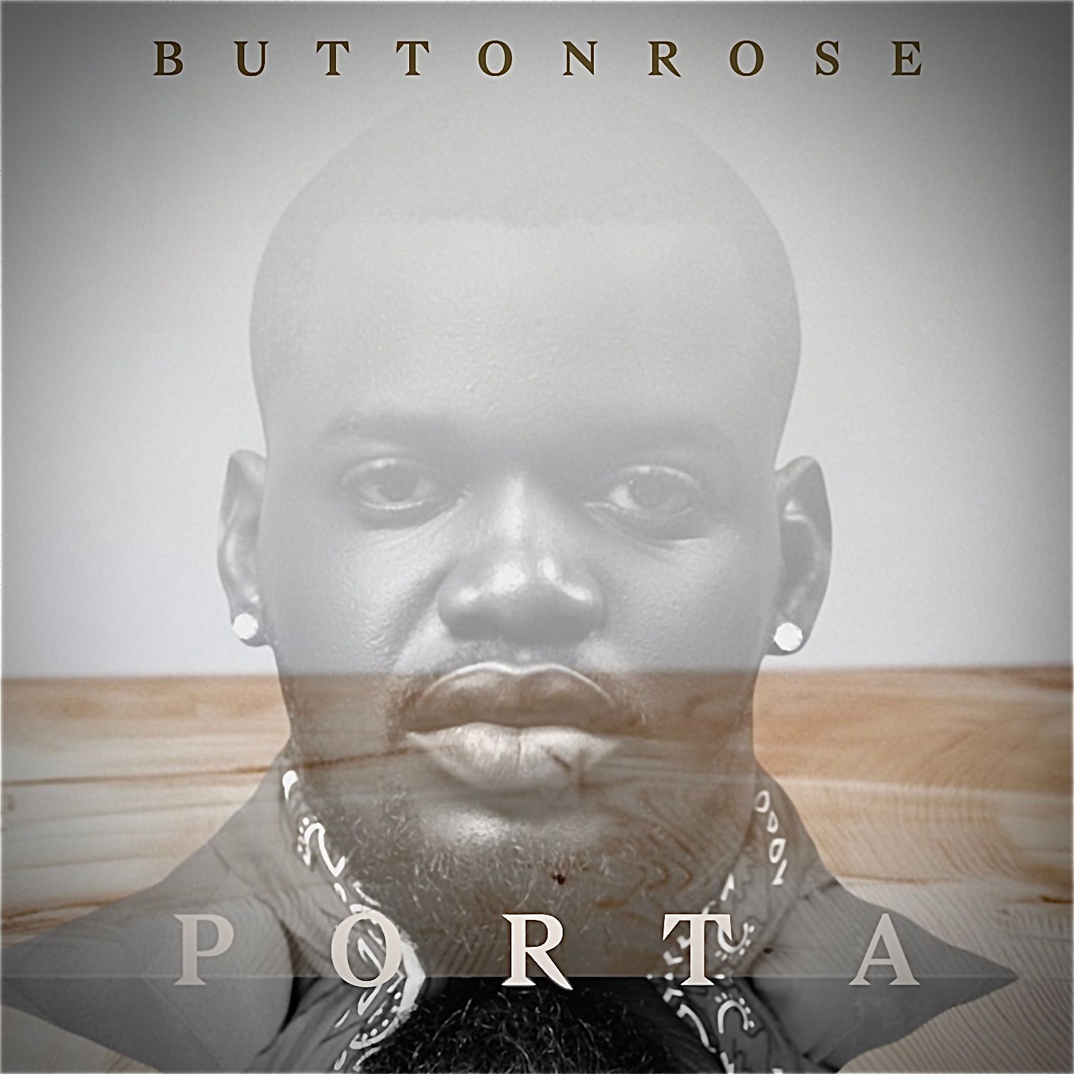 Button Rose - Porta